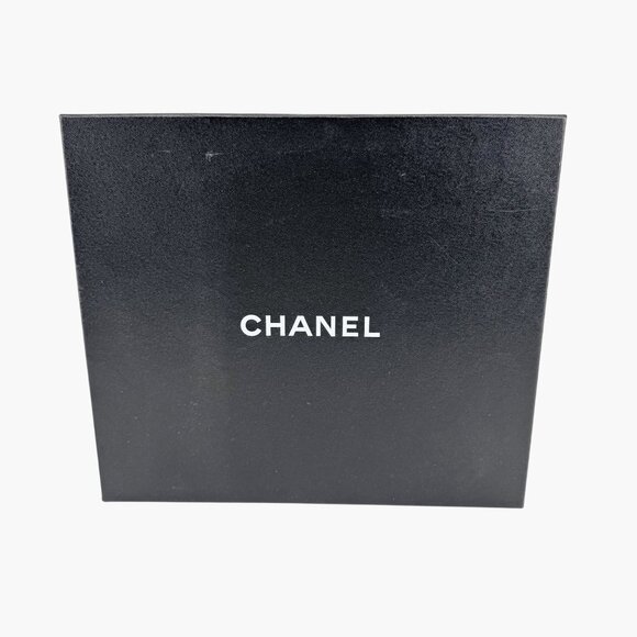 Chanel CC Turnlock Ankle Boot Size 36.5 US 5.5-6 Black Leather Moto Biker Bootie - Picture 2 of 15